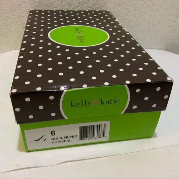 Kelly And Katie Gold/Silver KK Meris women’s size 6 - Picture 11 of 13